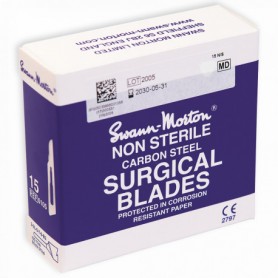 Lames chirurgicales non stériles Swann-Morton boîte de 100