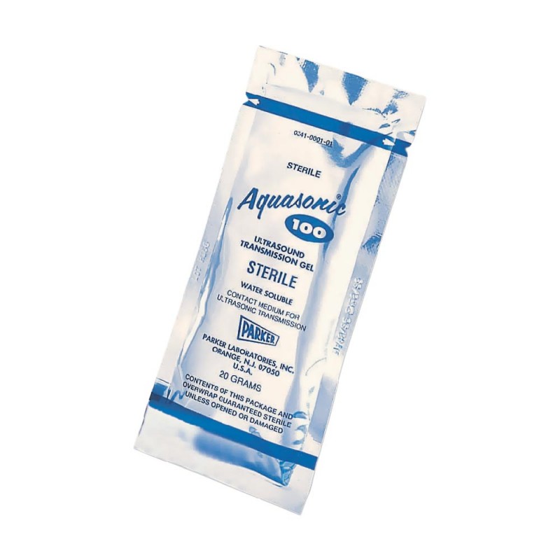 Gel de transmission Ultrason stérile Aquasonic en sachet