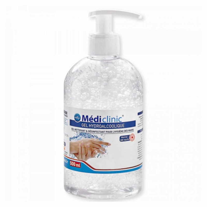 Gel hydroalcoolique Médiclinic 500 ml