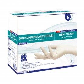 Gants Chirurgicaux Stériles latex non Poudrés