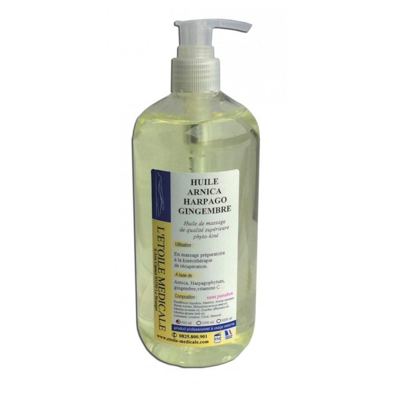 HUILE HARPAGOPHYTUM GINGEMBRE ARNICA - 250ML