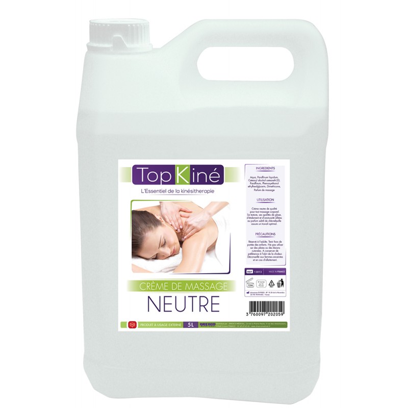 CRÈME DE MASSAGE NEUTRE TOP'KINE - 5KG