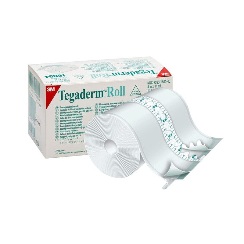 Tegaderm™ 3M™ Roll Film transparent 10 cm x 2 m non stérile LD Medical