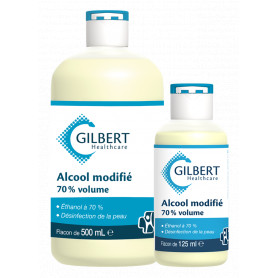 Alcool modifié 70° volume - 5 contenances - Gilbert