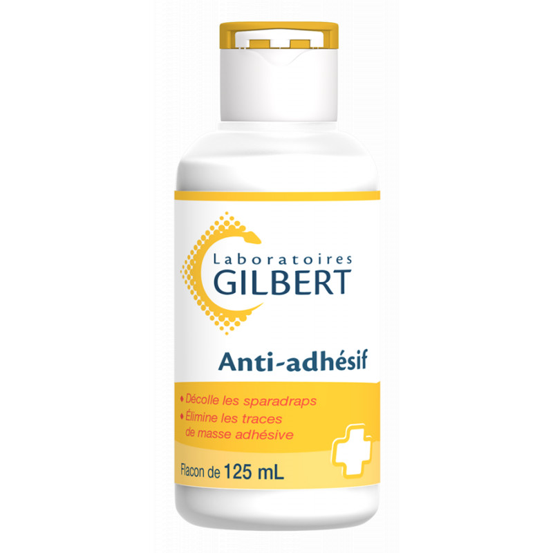 Anti adhésif Gilbert - Enlève la colle des pansements et sparadraps
