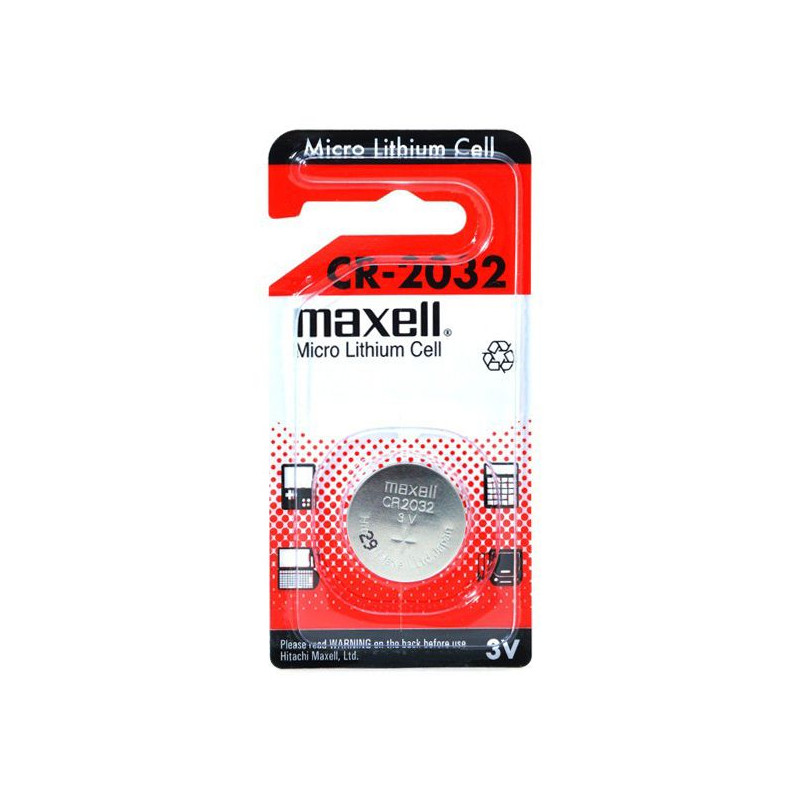 Pile Maxell CR1632 CR 1632 lithium pour télécommande, clé électroni