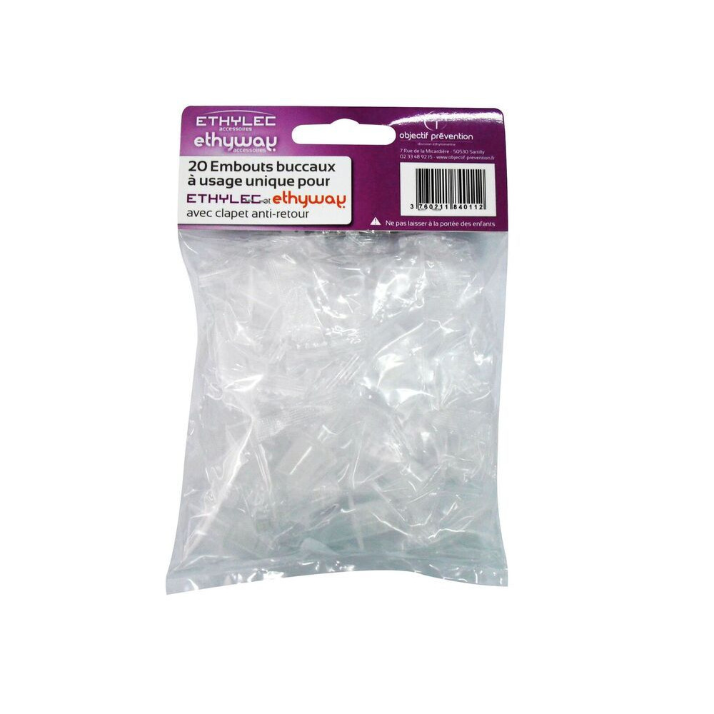 Embouts buccaux individuels emballés pour éthylotest électronique (pack de  250) - Ethylotests - MAXIAVENUE