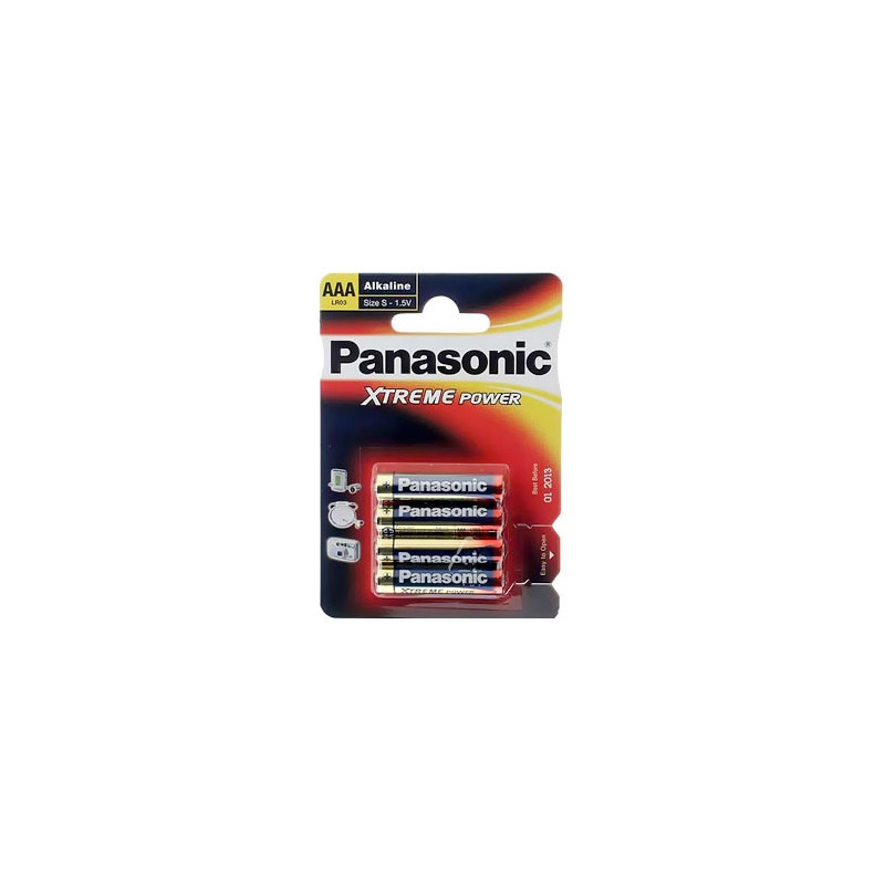 PANASONIC - 4 Piles LR03 AAA Pro Power - Lot de 4 piles LR03 AAA Panasonic  Pro Power. Pile conçue pour d - Livraison gratuite dès 120€