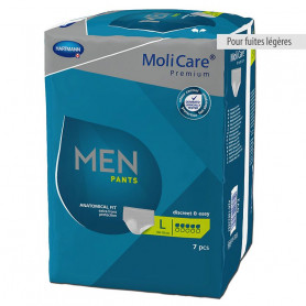 Slips absorbants Molicare Premium pour hommes 5 et 7 gouttes