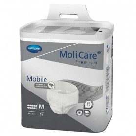 Slips absorbants Molicare Premium Mobile pour hommes 10 gouttes