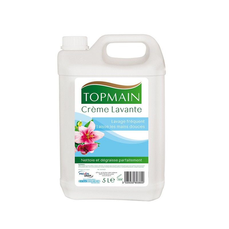 SAVON TOPMAIN CREME LAVANTE FLORALE 5L