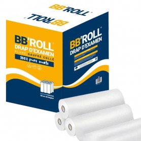 Drap d'examen gaufrés collé BB'Roll Confort 50 x 35 cm - 135 formats