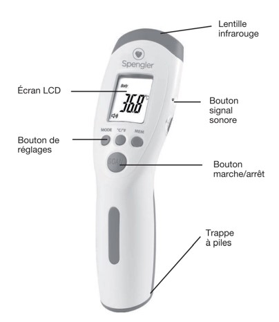 Thermomètre Frontal Bébé